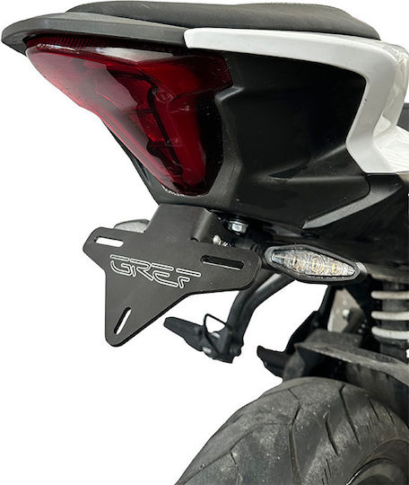 Αναδιπλούμενη Βάση Πινακίδας Cf Moto 300ss / 300sr 2023-2025 (με Κουμπί)