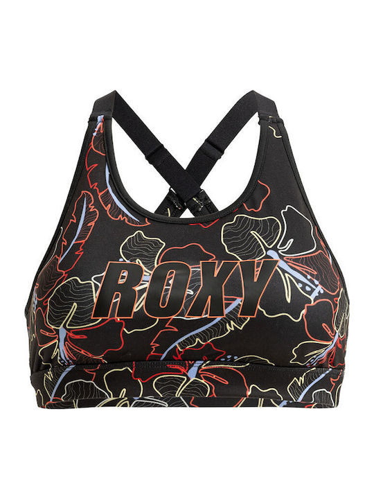 Everyday Flow Γυναικείο Αθλητικό Μπουστάκι Anthracite, Athletic Hibiscus