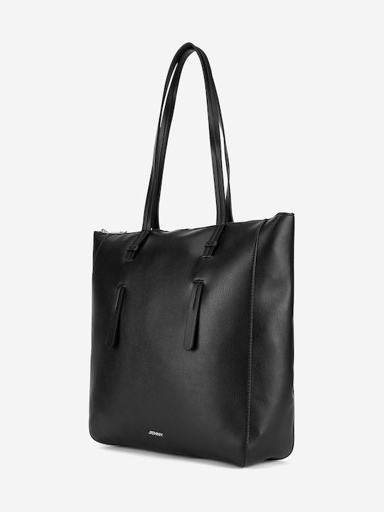 Geantă de damă Shopper De umăr Neagră