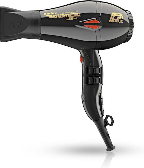 Parlux Ionic & Ceramic Advance Light Professional Hair Dryer 2200W Black