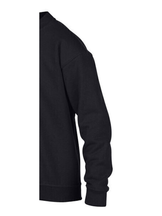 Fleece Kinder-Sweatshirt Schwarz