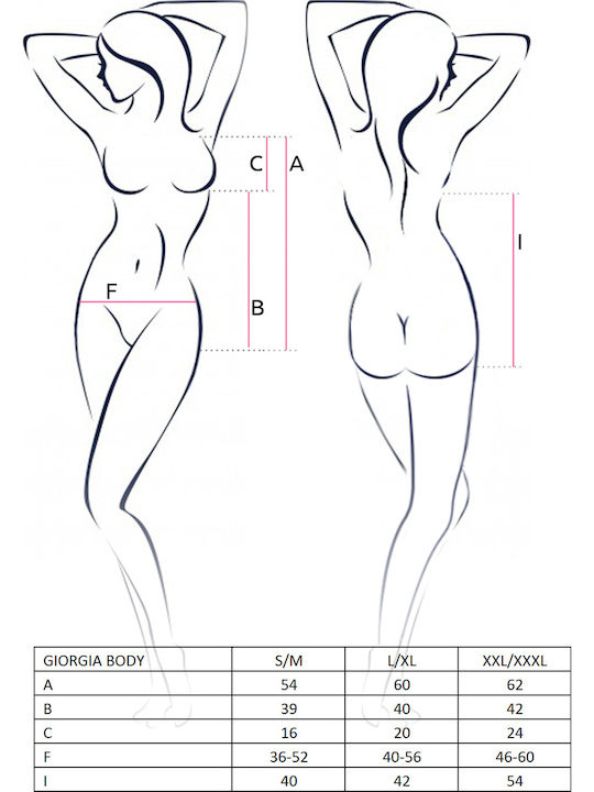 Casmir Lingerie Giorgia Секси Бодито с Дантеа Теди Черно