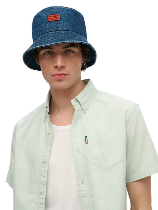 Superdry Γυναικείο Καπέλο Bucket Μπλε