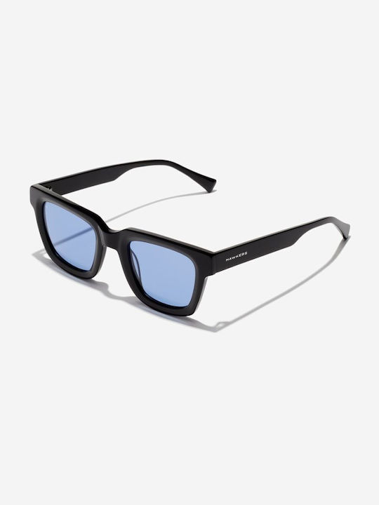 Hawkers Uptown Unisex Sonnenbrille mit Schwarz Kunststoff Gestell und Schwarz Linse
