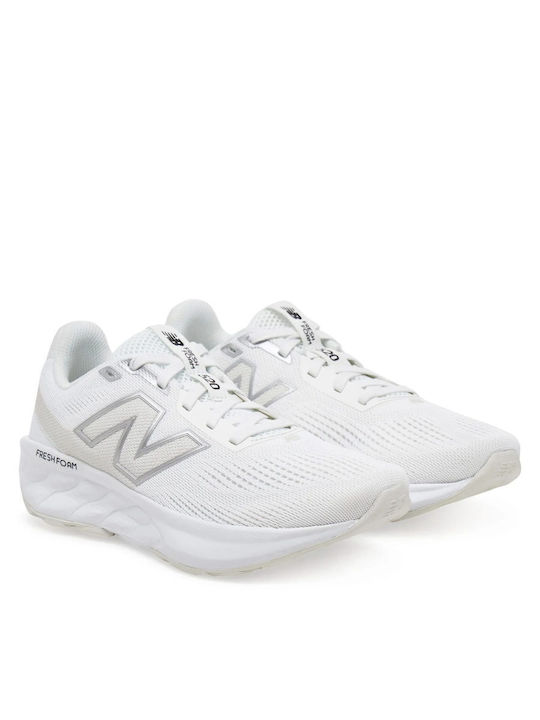 Sport Shoes Running White Silver