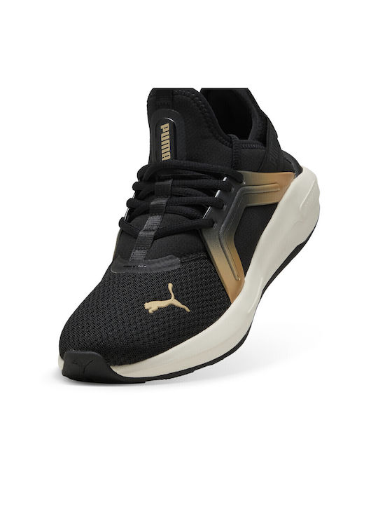 Enzo 5 Metallic Sport Shoes Running Black