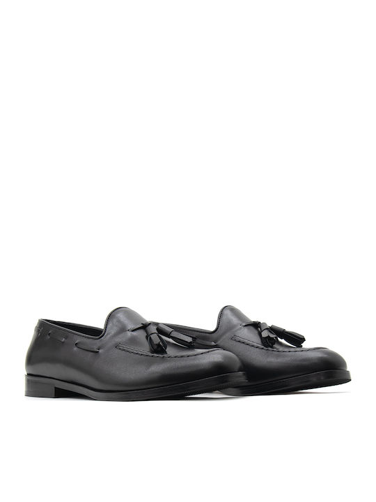 Men's Leather Loafers Black