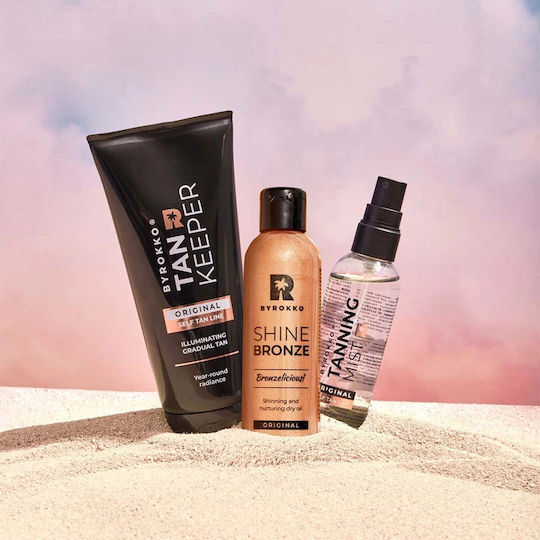 Byrokko Glammed Up Комплект Tan Keeper + Tanning Mist + Shine Bronze