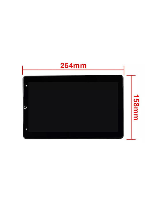 Andowl Auto-Audiosystem 2DIN (Bluetooth/USB/WiFi/GPS/Apple-Carplay/Android-Auto) mit Touchscreen 10.5"