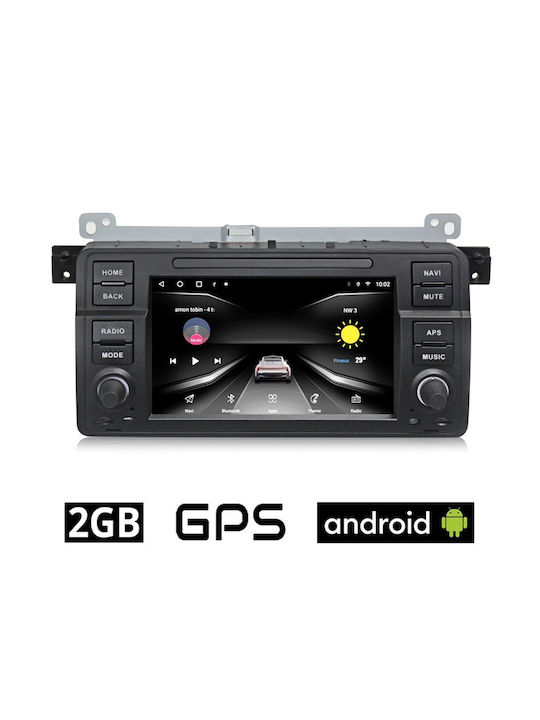 Car Audio System for BMW E46 1998 2005 (Bluetooth/USB/WiFi/GPS/Apple-Carplay/Android-Auto) with Touch Screen 7"