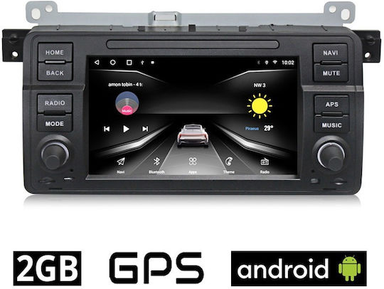 Ηχοσύστημα Αυτοκινήτου για BMW E46 1998 2005 (Bluetooth/USB/WiFi/GPS/Apple-Carplay/Android-Auto) με Οθόνη Αφής 7"