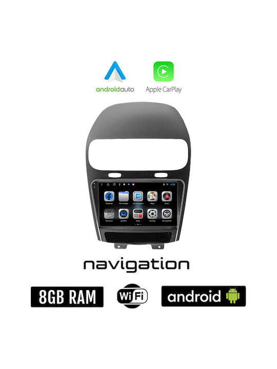 Car Audio System for Fiat Freemont 2008+ (Bluetooth/USB/WiFi/GPS/Apple-Carplay/Android-Auto) with Touch Screen 9"