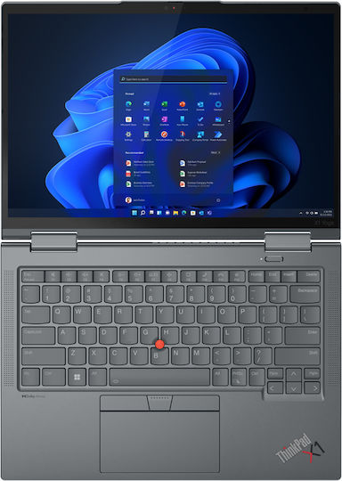 Lenovo ThinkPad X1 Yoga Gen 8 14" IPS FHD+ Touchscreen (i5-1345U/32GB/256GB SSD/W11 Pro) Сив Буреносен (Международен Английски Език Клавиатура)