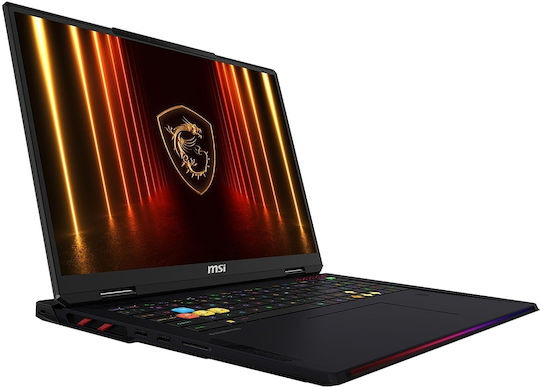 MSI Raider 18 HX AI A2XWIG 18" UHD 120Hz (Ultra 9-285HX/64GB/4TB SSD/GeForce RTX 5080/W11 Pro) Core Black (US Keyboard)