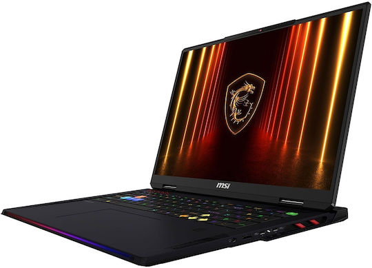MSI Raider 18 HX AI A2XWIG 18" UHD 120Hz (Ultra 9-285HX/64GB/4TB SSD/GeForce RTX 5080/W11 Pro) Core Black (US Keyboard)