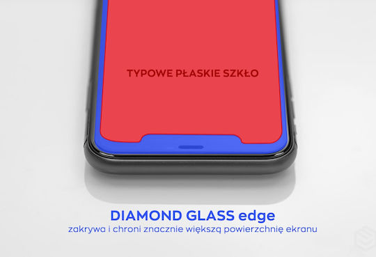 MyScreenPROTECTOR Vollkleber Vollflächig gehärtetes Glas Schwarz (Honor X6a (Huawei))