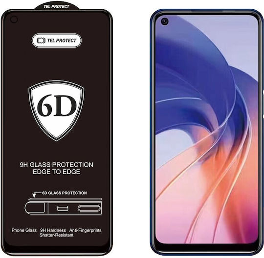 6d Adeziv complet Full Face Tempered Glass 10buc Negru (iPhone 13 Pro Max)