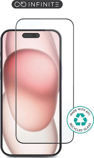 Estuff Infinite Iphone 16 Plus Screen Protector Full Cover Tempered Glass Titan Shield