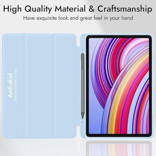 Techsuit Klappdeckel Silikon Lila (Redmi Pad Pro 12.1 / Poco Pad 12.1)