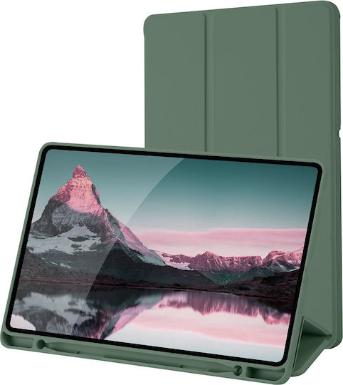 Techsuit Flip Cover Grün (Samsung Galaxy Tab S6 Lite)