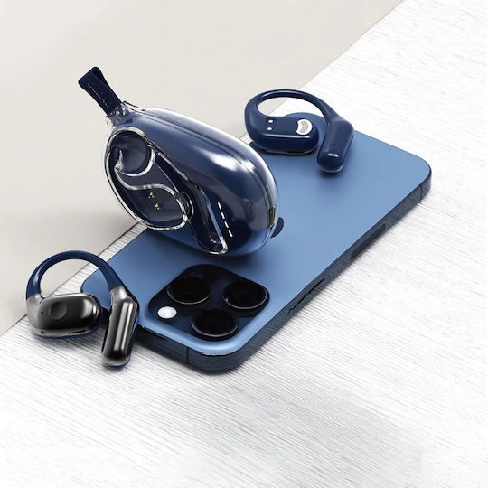 Dudao U17Max Open Ear Bluetooth Handsfree Earphones with Sweat Resistance and Charging Case Black