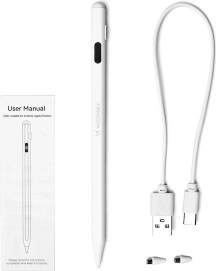Wozinsky Active Stylus Digital in Weiß Farbe