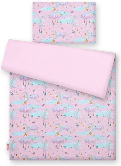 Bobono Conținut set Husă de pilotă pentru copii Roz 90x120cm