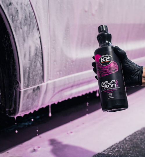 K2 Șampon Auto Spumă Activă cu Aromă Căpșună 1lt