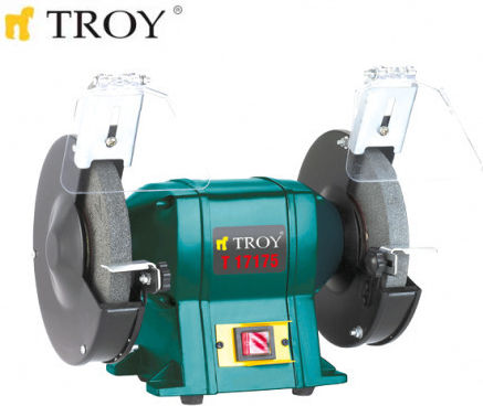 Troy Cu roți duble Ø125 17175-Τ cu Putere 180 Watt