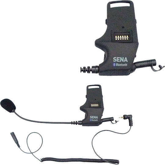 Κιτ Επικοινωνίας Μικρόφωνο Bluetooth Κράνους Sena Helmet Clamp Kit Smh-a0303 Speaker Microphone Clamp Unit Μαύρο