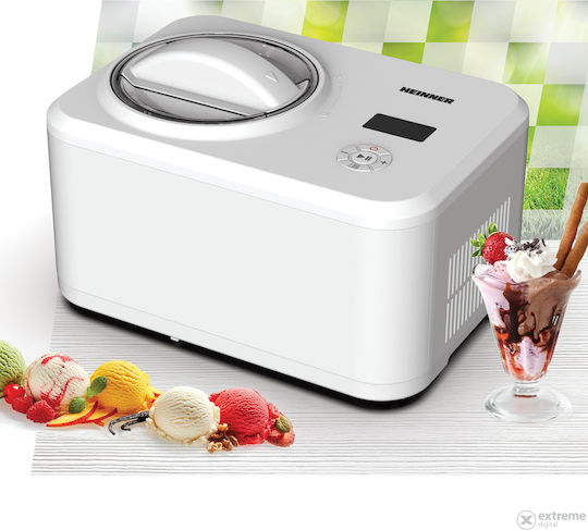 Heinner Glace Commercial Ice Cream Maker 0.15kW 38x27x24.2cm. HICM-150WHYG