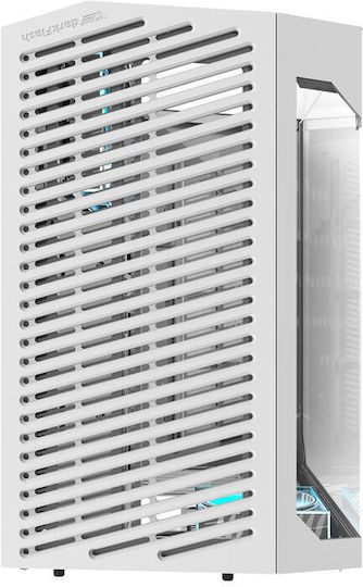 Darkflash DY470 (+fans & gpu bracket) Gaming Midi Tower Computer Case with Side Window and RGB Lighting White