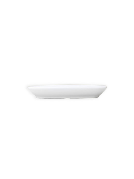 Novatex Serving Platter Oval made of Porcelain White 24x14cm