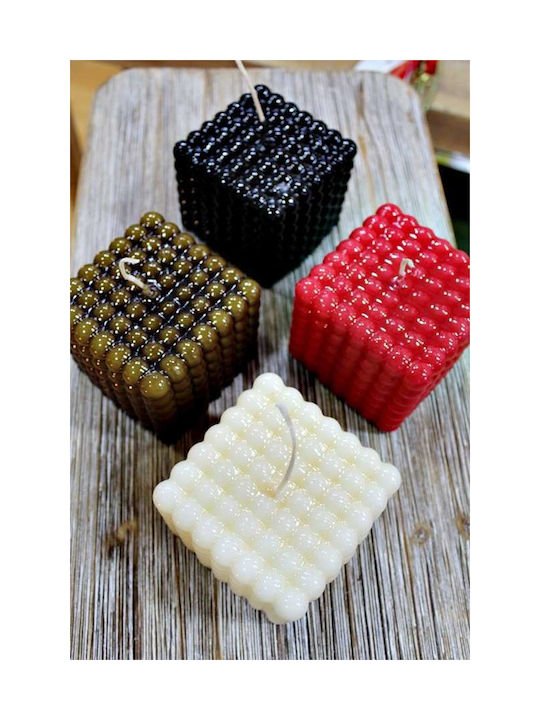 Κέρινο Κύβος Bubble Big 8,5 X 7,5 Cm