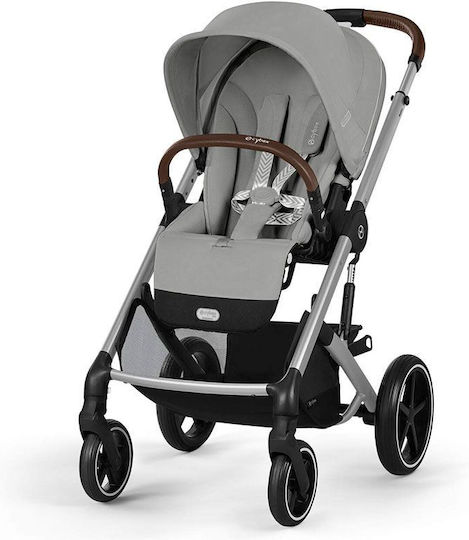 Cybex Balios S Lux Adjustable 3 in 1 Baby Stroller Suitable for Newborn Stone Grey 11.7kg