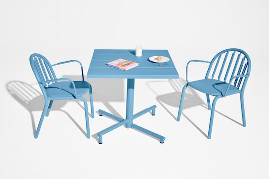 Fatboy Fred's Square Τραπέζι Bistreau Αλουμινίου 80x80x76 Εκ I Wave Blue Fatboy Fred's Square Τραπέζι Bistreau Αλουμινίου 80x80x76 Εκ I Wave Blue