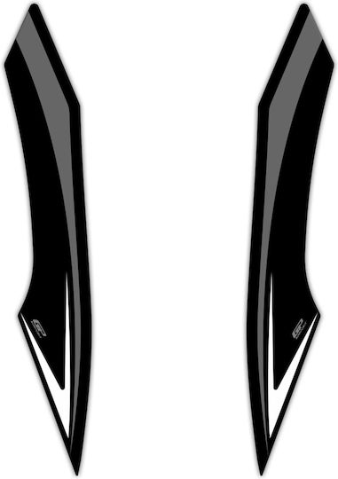 Gpk Set of 3D Side Stickers Honda PCX 125 2021-2023 Black-Grey