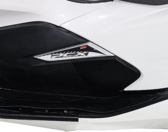 Gpk Set 3D Side Stickers Footrest Honda PCX 125 150 '18-'20 Black-Grey