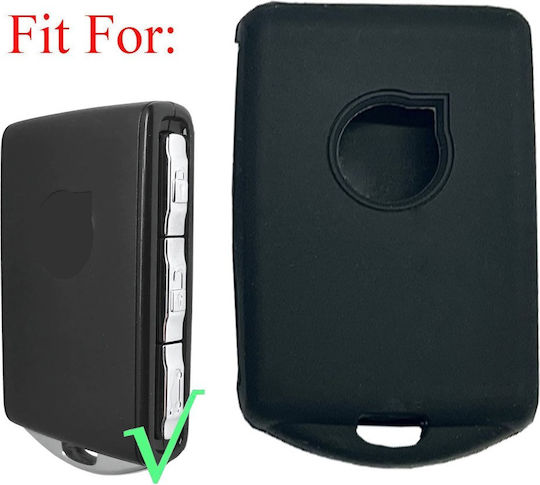 Silicone Car Key Cover Case for Volvo Black