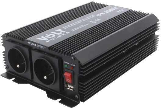 Volt Invertor Auto Modificat Sine Wave 1300W pentru Convertirea 12V DC în 230V AC