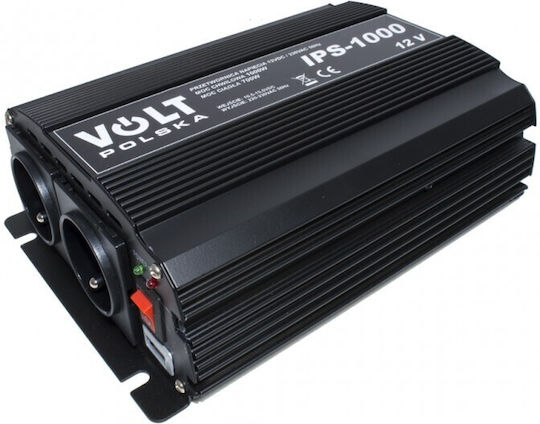 Volt Invertor Auto Modificat Sine Wave 1000W pentru Convertirea 12V DC în 230V AC