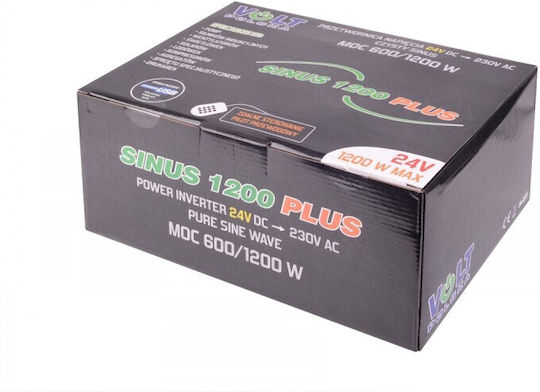 Volt Polska Inverter Αυτοκινήτου 1200W για 12V DC