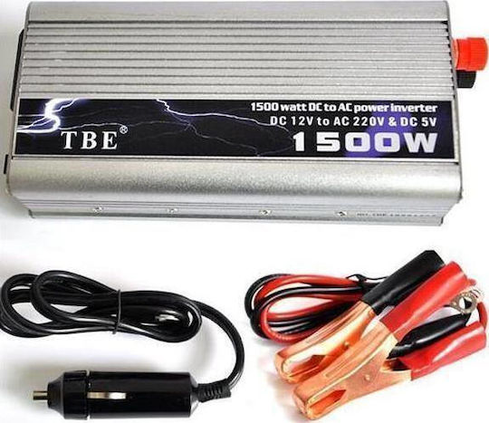 Car Inverter 1500W to Converter 12V DC in 220V AC