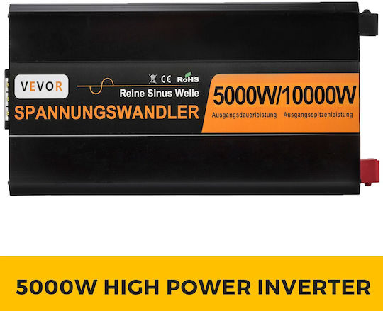 Vevor Inverter für Autos Reine Sinuswelle 5000W zur Umwandlung von 24V DC in 230V AC