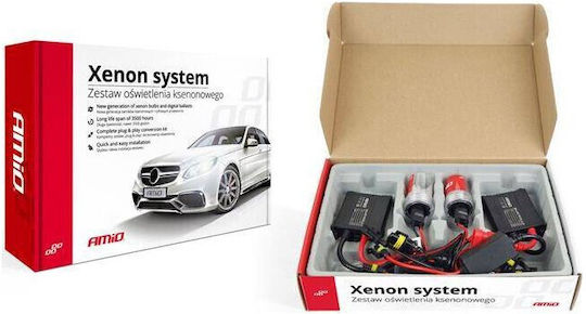 AMiO Xenon Set de Iluminare H7 35W 12V 4300K Alb natural