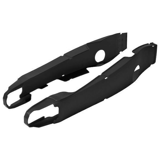 Polisport Motorcycle Swing Arm Protectors Husqvarna WR Yamaha YZ 125 WRF 250 Black