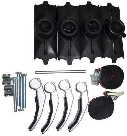 Menabo Car Roof Rack Adapters L Quick Fix Hook Kit 80mm Mounting System for Roof Racks
