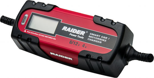 Raider RD-BC13 Auto-Batterieladegerät & Motorrad 6/12V