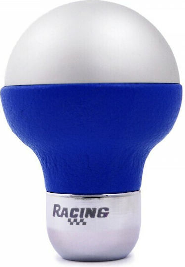 Autoline Πόμολο Ταχυτήτων Racing Universal Ασημί / Μπλε Ασημί