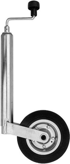 Trailer Jack Footing Φ48x400mm with wheel Φ200mm 5.3kg